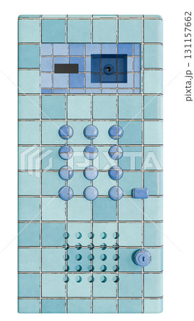 デフォルメされたインターフォン素材 131157662