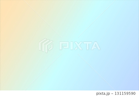 パステルカラーグラデーション背景 オレンジ・水色・青 パステルカラーグラデーション背景 オレンジ・水色・青 131159590
