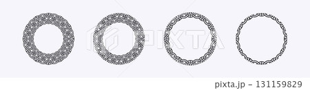 Celtic and viking inspired nordic decorative circular frames Celtic and viking inspired nordic decorative circular frames 131159829