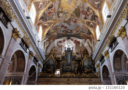 The organ at the Cathedral of St Nicholas in Ljubljana, Slovenia 131160120