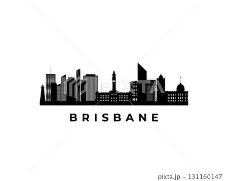 Vector Brisbane skyline.  131160147