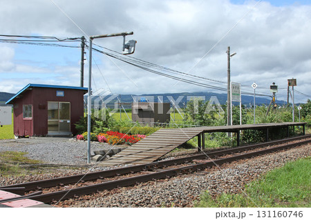 宗谷本線　瑞穂駅　W45　花の咲く駅 131160746
