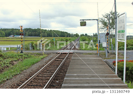 宗谷本線　瑞穂駅　W45　花の咲く駅 131160749
