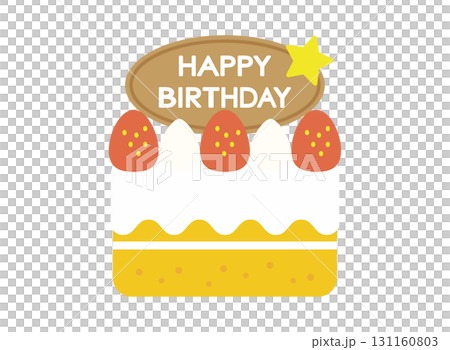 簡單可愛的草莓生日蛋糕 131160803