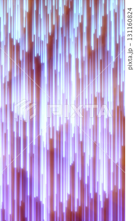 Vertical streams of glowing light in blue and purple hues, creating a sense of movement and digital rain Vertical streams of glowing light in blue and purple hues, creating a sense of movement and digital rain 131160824