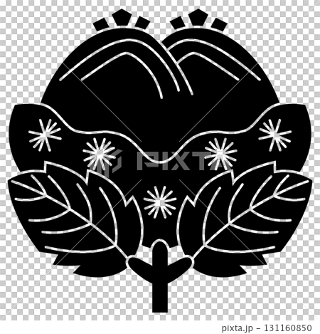 This is the family crest. It is called Oguri family chestnut. This is the family crest. It is called Oguri family chestnut. 131160850