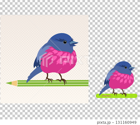 A palm-sized bird called a pink robin 131160949