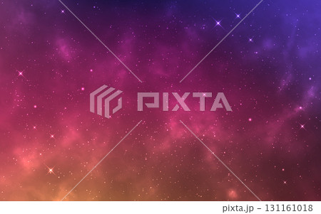 Galaxy background with vibrant color nebula clouds and glowing stars. Beautiful dreamy sky. Colorful cosmic wallpaper. Fantasy milky way. Starry universe. Vector Illustration Galaxy background with vibrant color nebula clouds and glowing stars. Beautiful dreamy sky. Colorful cosmic wallpaper. Fantasy milky way. Starry universe. Vector Illustration 131161018
