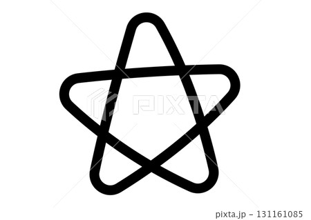 星のシンプルな手描きイラスト08 131161085