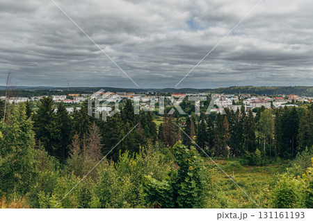 Panorama of Sortavala from the top of the mountain, Karelia Panorama of Sortavala from the top of the mountain, Karelia 131161193