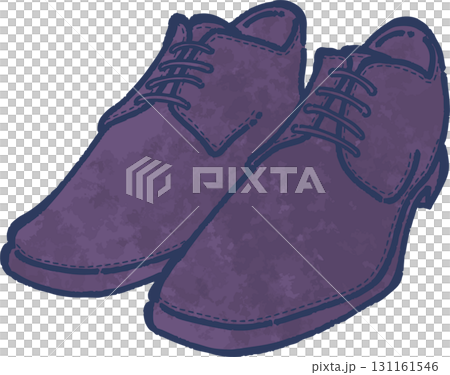 メンズの革靴のイラスト 131161546