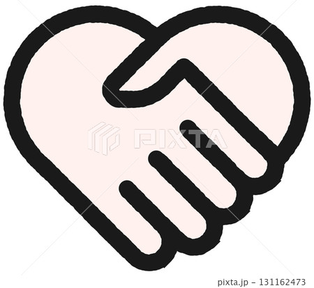 握手をする手 イラスト 握手をする手 イラスト 131162473