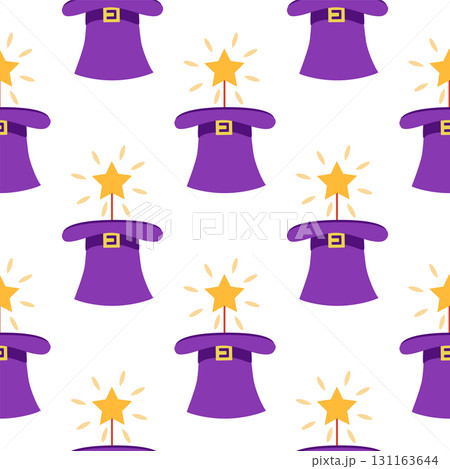 Seamless pattern with CIRCUS theme. Clowns, strongmen, lions, magic hat, hare in hat, holiday balloons tents. Circus characters. Cartoon flat style Seamless pattern with CIRCUS theme. Clowns, strongmen, lions, magic hat, hare in hat, holiday balloons tents. Circus characters. Cartoon flat style 131163644
