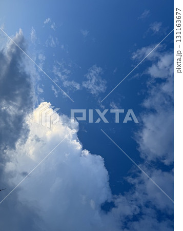 青空に浮かぶ白い雲 131163677