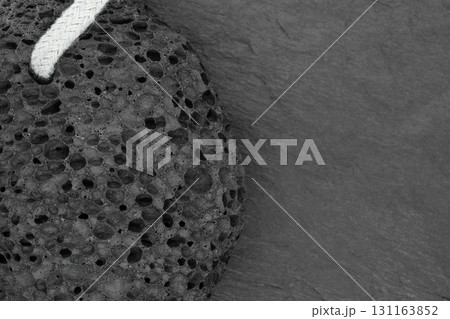 Black pumice stone 131163852
