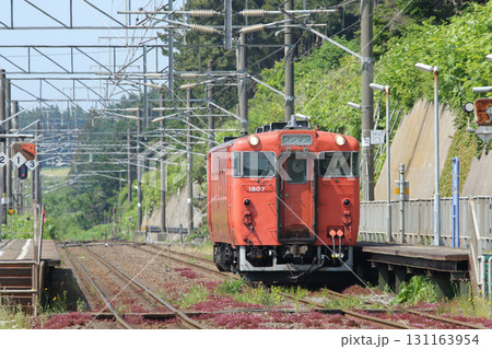 道南いさりび鉄道 キハ40 普通列車 国鉄首都圏色 タラコ色 道南いさりび鉄道 キハ40 普通列車 国鉄首都圏色 タラコ色 131163954