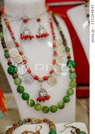 A variety of custom handmade jewelry 131164645