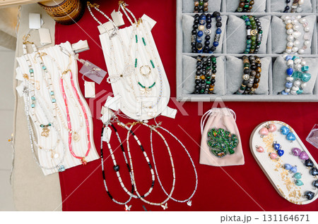 A variety of custom handmade jewelry A variety of custom handmade jewelry 131164671
