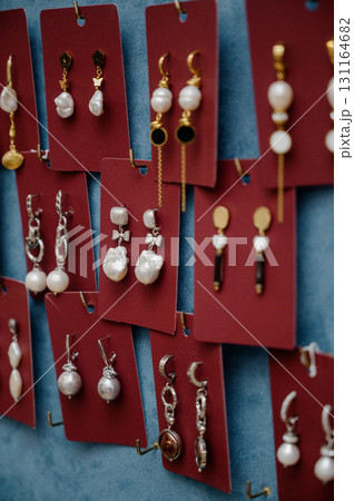 A variety of custom handmade jewelry A variety of custom handmade jewelry 131164682