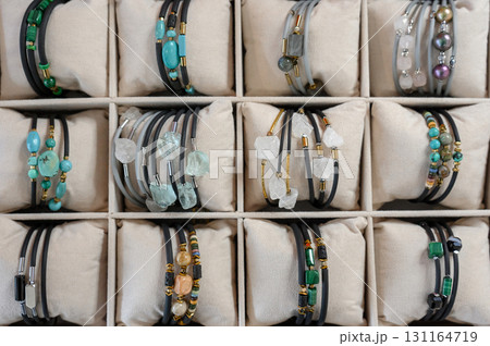A variety of custom handmade jewelry 131164719