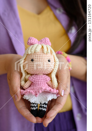 collection of crochet plush toys. handmade soft toys 131164720