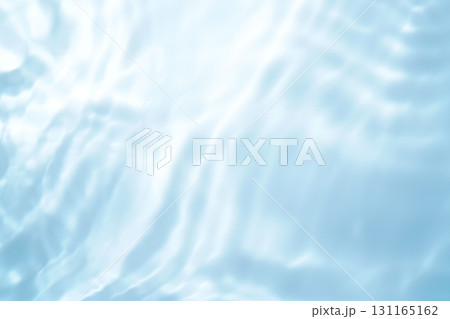 水・水面・波紋・キラキラ・テクスチャ・背景素材 131165162
