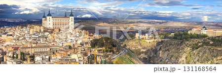 beautiful panorama of Toledo old town, Spain beautiful panorama of Toledo old town, Spain 131168564