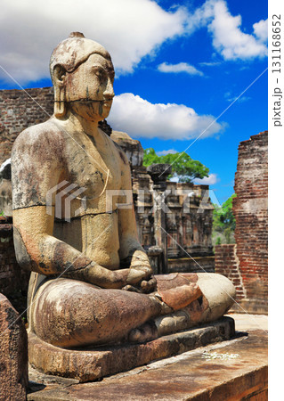 Buddha in Polonnaruwa temple - medieval capital of Ceylon,UNESCO World Heritage Site 131168652