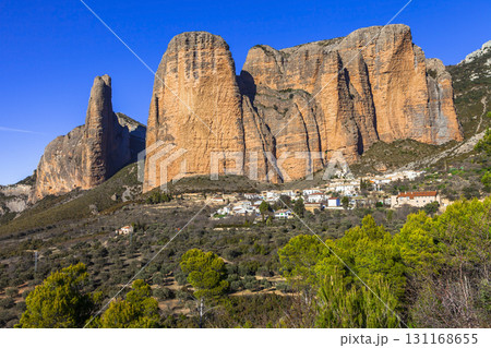 incredible rocks - Mallos de Riglos (province of Huesca, Spain) incredible rocks - Mallos de Riglos (province of Huesca, Spain) 131168655