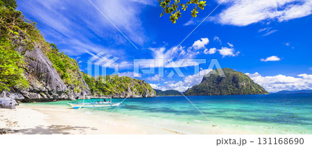 tropical scenery of Palawan, Philippines 131168690