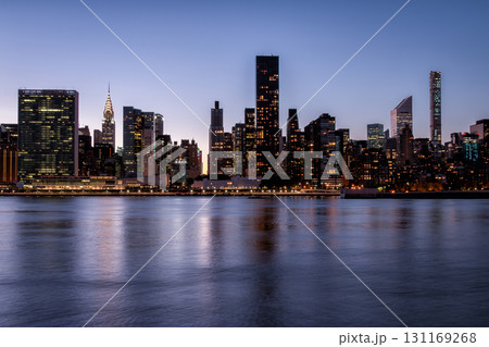 Sunset Over Midtown Manhattan - NYC 131169268