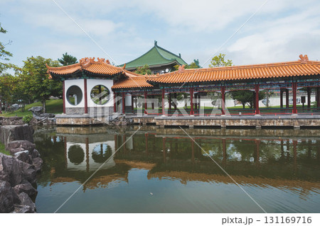 [中国庭園 燕趙園]中国の歴史的な建物 131169716