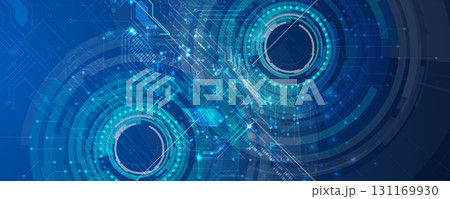 Abstract data technology an business background 131169930