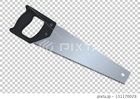 A wood cutting saw isolated A wood cutting saw isolated 131170029