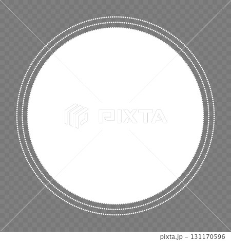 Round vintage textured frame for your design. Vintage cover. Place for text. Vintage holiday beautiful frames for paintings or photographs. Template vector illustration 131170596