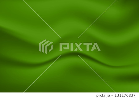 Silk green background. Abstract vector pattern with copy space. Liquid wave texture, smooth drapery wallpaper. Wedding fabric, satin. Wavy design for banner, card, postcard, backdrop Silk green background. Abstract vector pattern with copy space. Liquid wave texture, smooth drapery wallpaper. Wedding fabric, satin. Wavy design for banner, card, postcard, backdrop 131170837