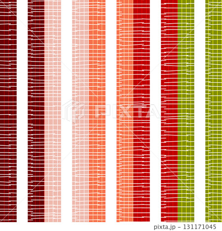 Multicolor striped background, colorful geometric vector texture with lines. Modern splash effect banner. Abstract illustration with stripe. Hand drawn seamless pattern for fabric, textile, wallpaper 131171045