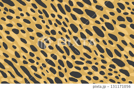 Abstract modern leopard seamless pattern. Animals trendy background. Color decorative vector stock illustration for print, card, postcard, fabric, textile. Modern ornament of stylized skin 131171056