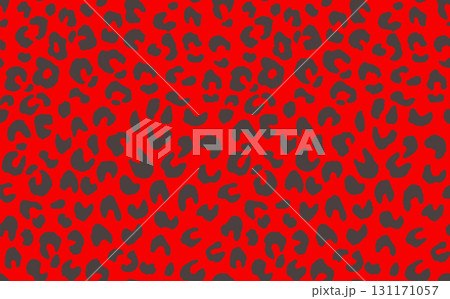 Abstract modern leopard seamless pattern. Animals trendy background. Color decorative vector stock illustration for print, card, postcard, fabric, textile. Modern ornament of stylized skin 131171057