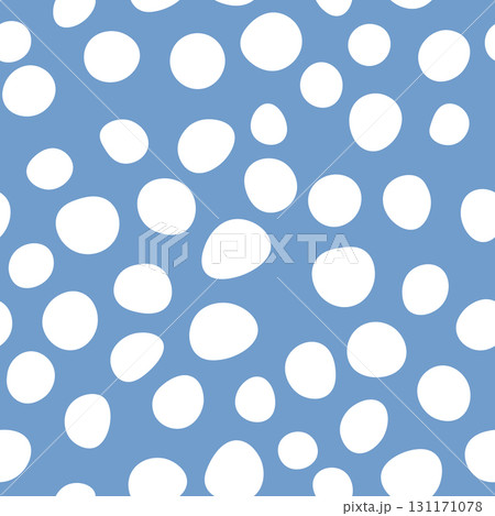 Сolor background, colorful vector texture with circles. Splash effect banner. Dotted abstract illustration with blurred drops of rain. Seamless pattern for fabric, textile 131171078