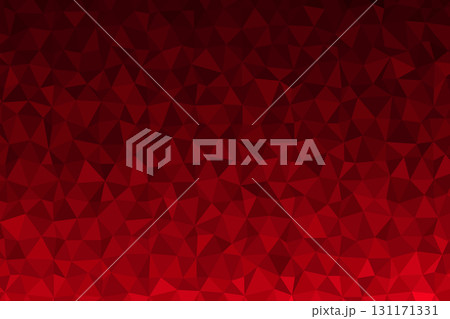 Polygonal red mosaic background. Abstract low poly vector illustration. Triangular pattern, copy space. Template geometric business design with triangle for poster, banner, card, flyer Polygonal red mosaic background. Abstract low poly vector illustration. Triangular pattern, copy space. Template geometric business design with triangle for poster, banner, card, flyer 131171331