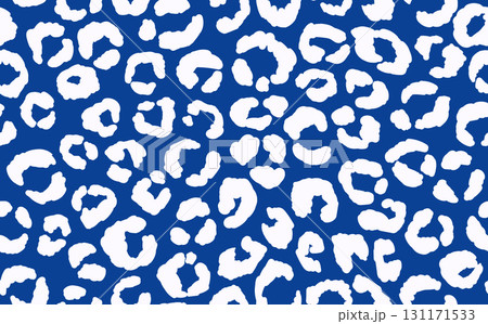 Abstract modern leopard seamless pattern. Animals trendy background. Color decorative vector stock illustration for print, card, postcard, fabric, textile. Modern ornament of stylized skin 131171533