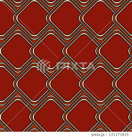 Arabic arabesque seamless pattern with colorful elements. Geometric background. Design greeting card for Ramadan Kareem, Islamic ornamental colorful detail of mosaic. Vector illustration 131171635