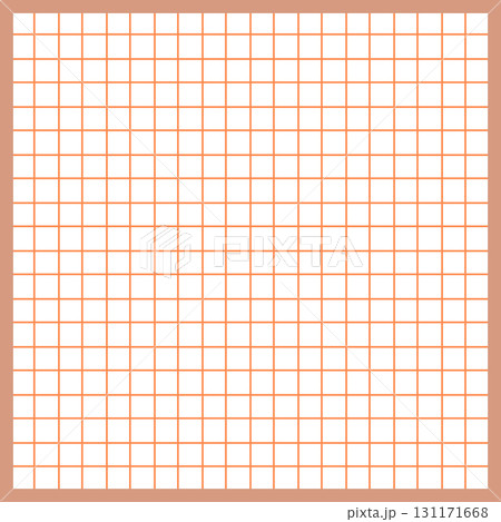 Grid paper. Abstract squared background with color graph. Geometric pattern for school, wallpaper, textures, notebook. Lined blank on transparent background 131171668