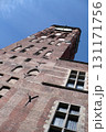 old red brick tenement house in the old town of Gdansk Poland 131171756