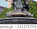pigeons birds in Tryton fountain in Gdansk Poland 131171759