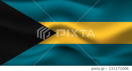 Flag of Bahamas. National symbol in official colors. Template icon. Abstract vector background Flag of Bahamas. National symbol in official colors. Template icon. Abstract vector background 131172006