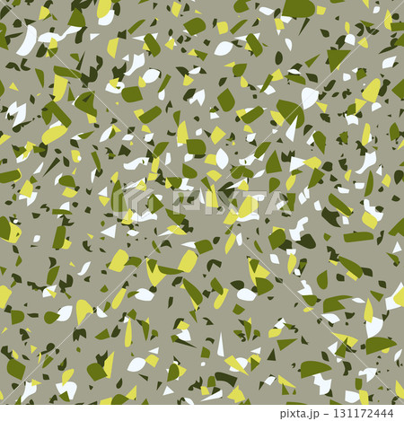 Geometric terrazzo seamless pattern. Abstract colourful modern background. Stone fashion design for web and print. Venetian tile, flooring home decor. Chaotic pastel texture. Geometric terrazzo seamless pattern. Abstract colourful modern background. Stone fashion design for web and print. Venetian tile, flooring home decor. Chaotic pastel texture. 131172444
