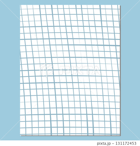 Grid paper. Abstract squared background with color graph. Geometric pattern for school, wallpaper, textures, notebook. Lined blank on transparent background Grid paper. Abstract squared background with color graph. Geometric pattern for school, wallpaper, textures, notebook. Lined blank on transparent background 131172453