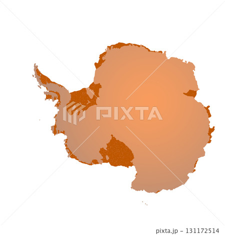 Map of Antarctica, sign silhouette. World Map Globe. Vector Illustration isolated on transparent background. Antarctic continent 131172514